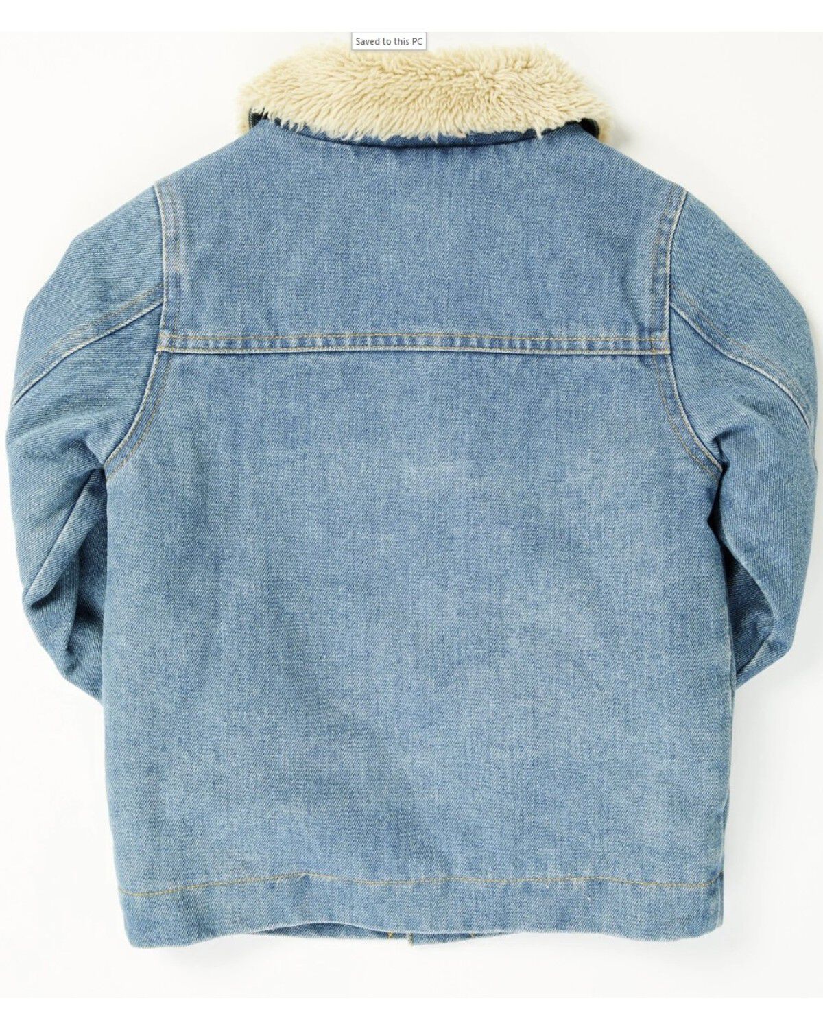 Image #2 - Urban Republic Boys' Medium Wash Sherpa Lined Snap Denim Jacket, Medium Wash, hi-res