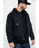 Image #3 - Ariat Men's Black Rebar Washed Dura Canvas Insulated Work Coat, , hi-res