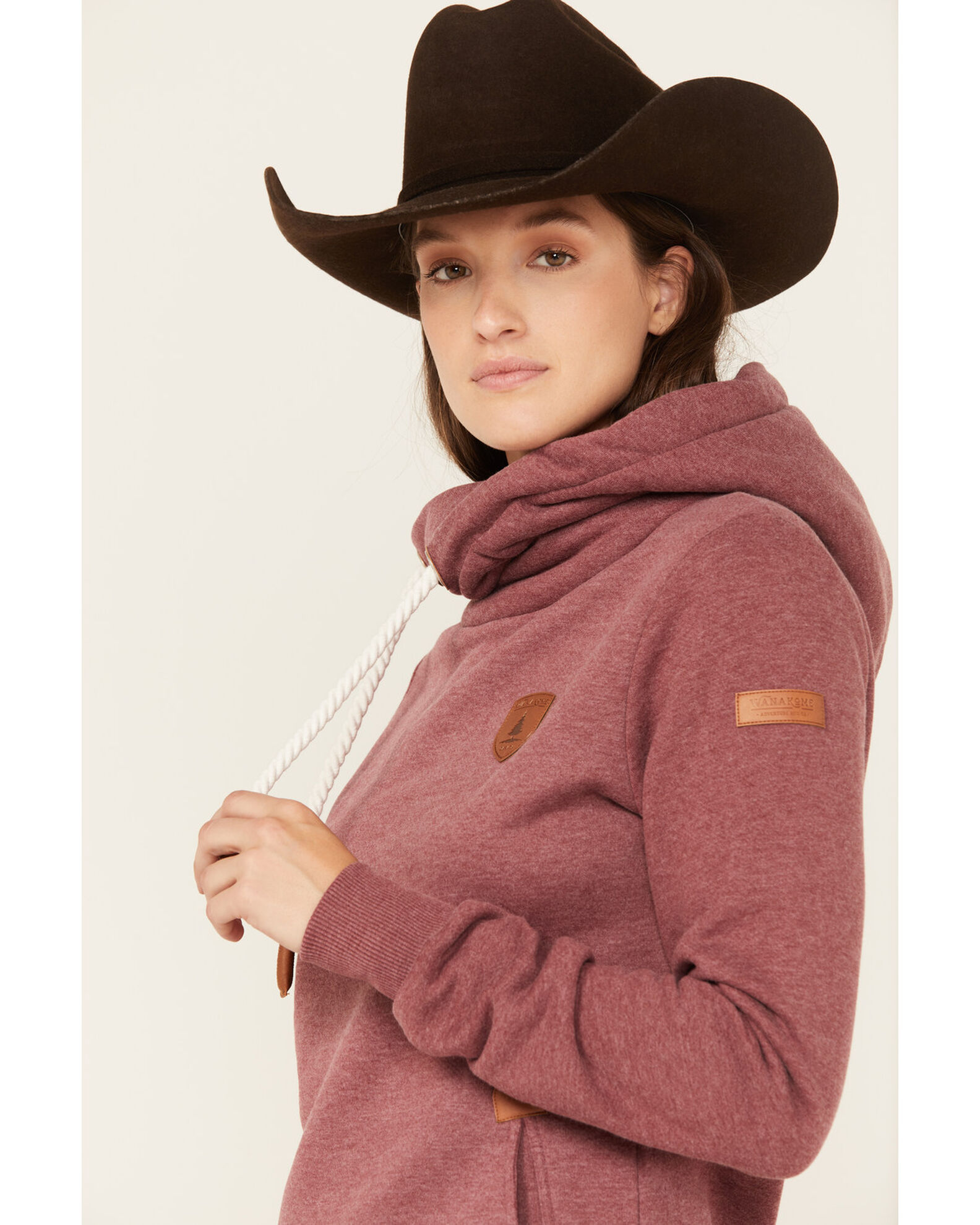 Wanakome Women s Artemis Cowl Neck Hoodie Mall of America