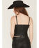 Image #7 - Idyllwind Women's Lacy Concho Trim Coated Bustier, Black, hi-res