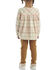 Image #3 - Carhartt Toddler Girls' Plaid Print Long Sleeve Button-Down Shirt And Leggings Set - 2 Piece, Pink, hi-res