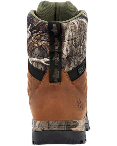 Image #5 - Rocky Men's Lynx Mossy Oak® Country DNA™ Waterproof 800G Insulated Work Boots - Round Toe , Black, hi-res