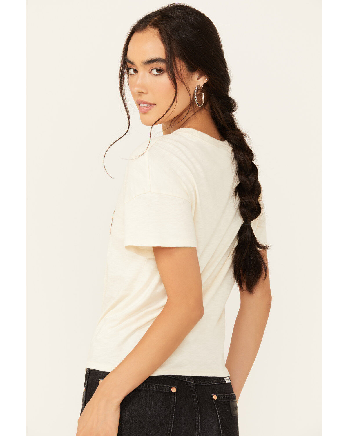 Image #4 - Shyanne Women's Just Add Whiskey Graphic Short Sleeve Tee, Cream, hi-res