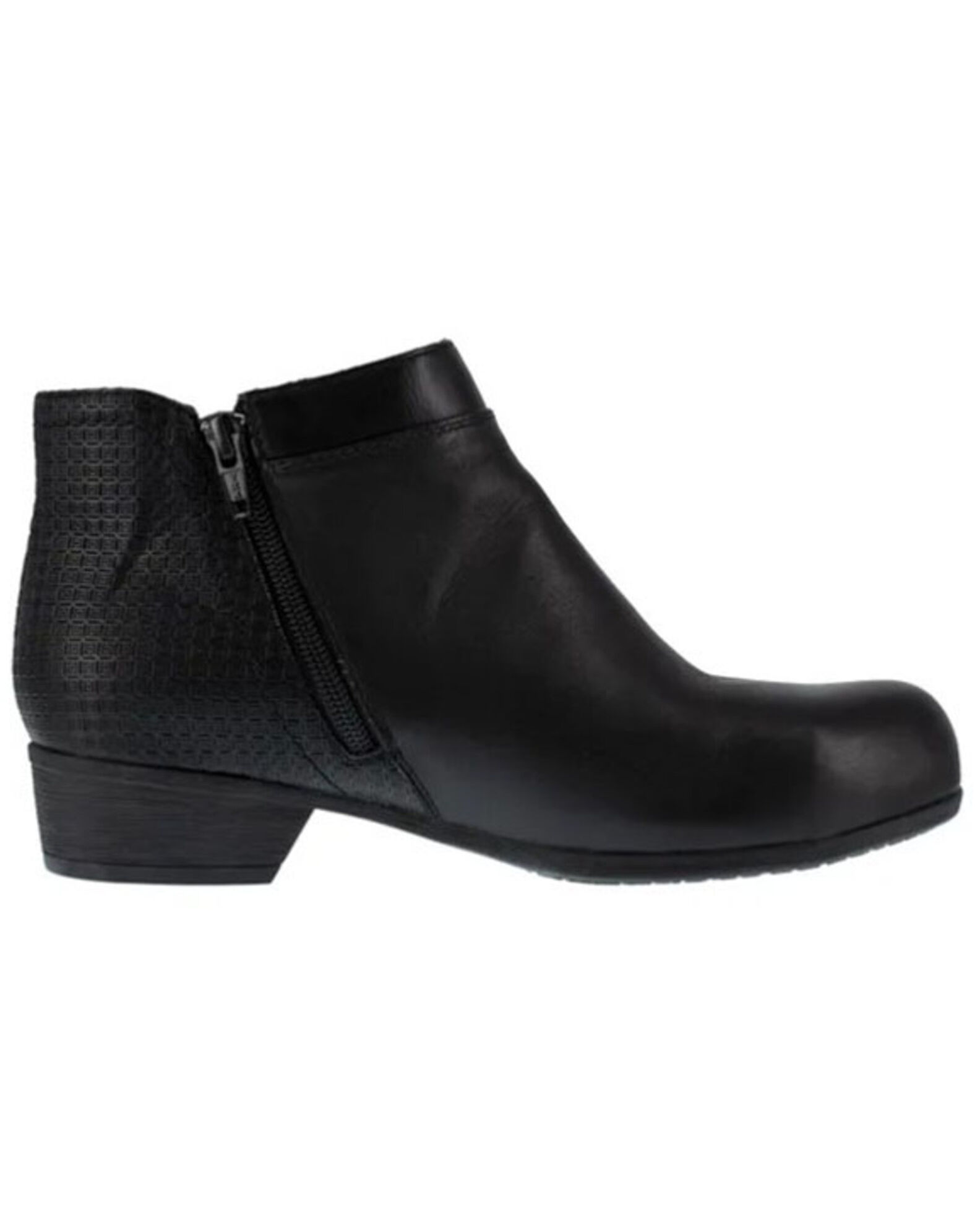 Rockport Women's Black Carly Work Booties - Alloy Toe | Boot Barn