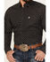 Ariat Men's Slade Geo Print Long Sleeve Button-Down Western Shirt, Black, hi-res