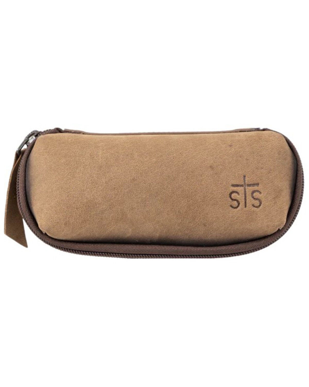 STS Ranchwear By Carroll Foreman Sunglasses Case, Brown, hi-res