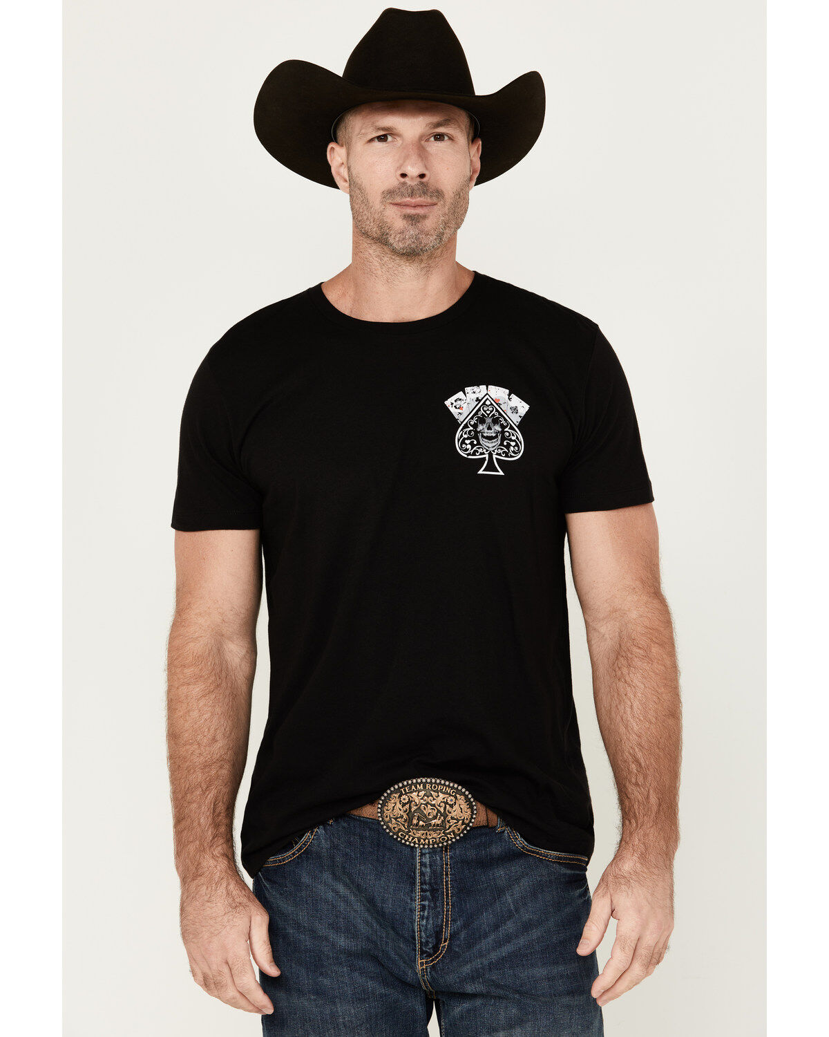 Image #2 - Cody James Men's Four Aces Short Sleeve Graphic T-Shirt, , hi-res