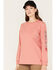 Ariat Women's FR Stretch Logo Long Sleeve Work T-Shirt , Medium Red, hi-res