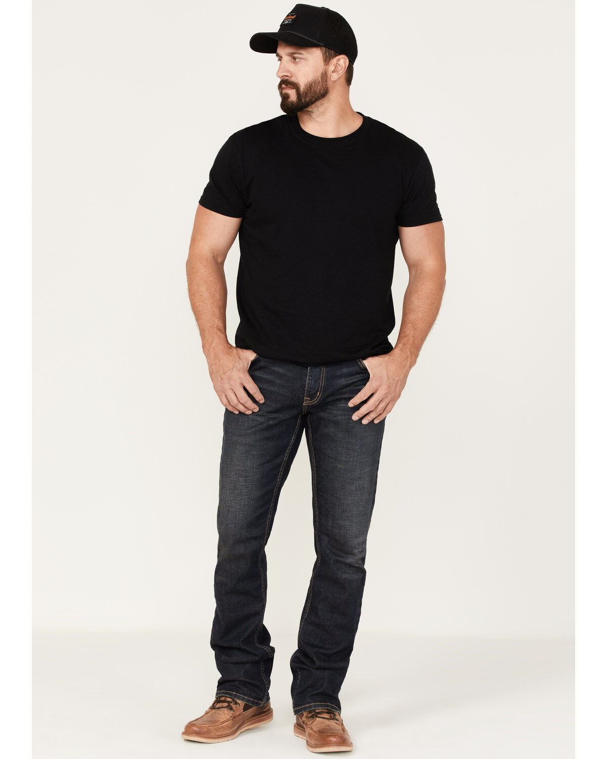 Western style jeans mens clearance