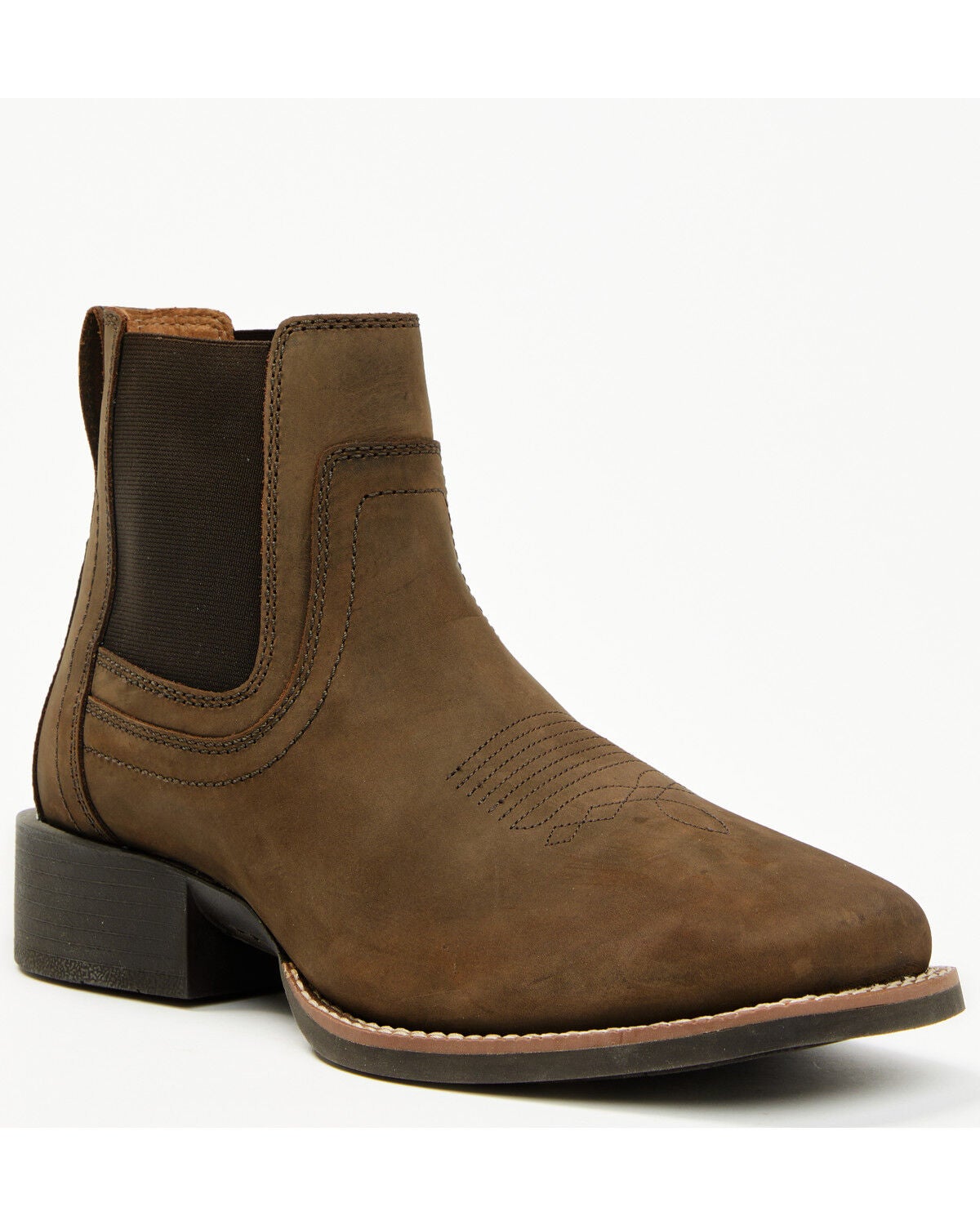 Cody James Men's Ace&trade; Chelsea Boots - Broad Square Toe, Brown, hi-res