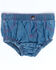 Image #2 - Wrangler Infant Girls' Denim Diaper Cover, Blue, hi-res