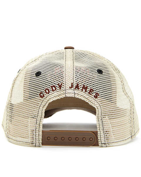 Image #3 - Cody James Men's Fight For Freedom Patch Mesh Ball Cap , Brown, hi-res