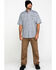 Image #6 - Ariat Men's Grey Rebar Made Tough Durastretch Vent Short Sleeve Work Shirt - Big, Heather Grey, hi-res