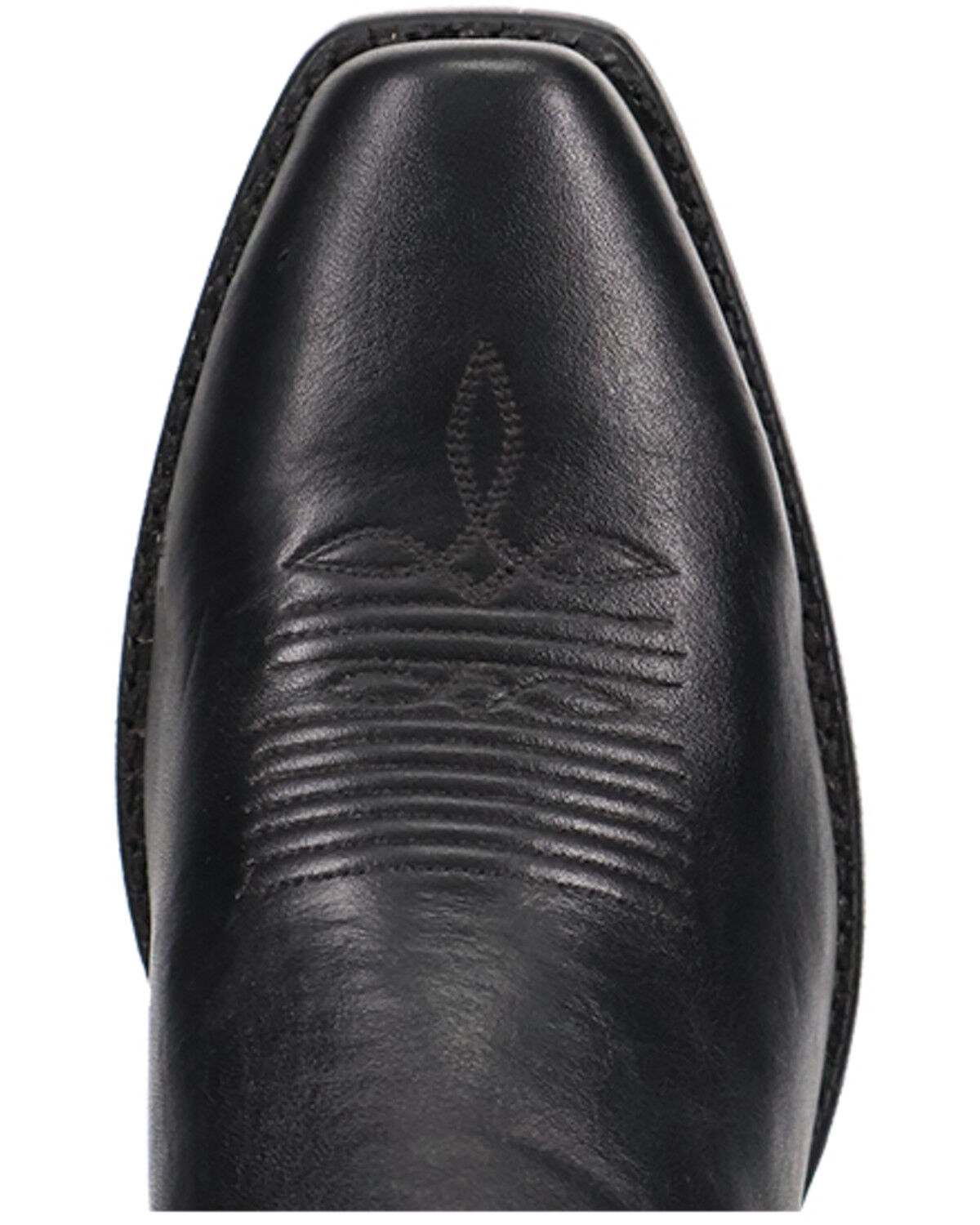 Image #6 - El Dorado Men's Handmade Vanquished Calf Western Boots - Square Toe, Black, hi-res