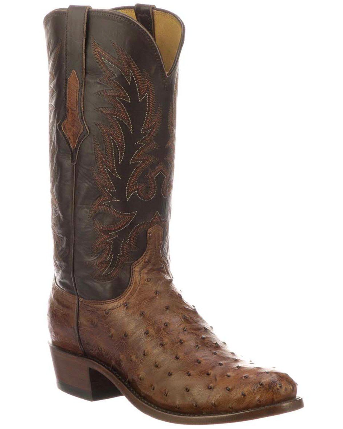 animal skin cowboy boots