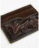 Image #3 - Shyanne Women's Palmer Tooled Leather Credit Card Wallet, Brown, hi-res