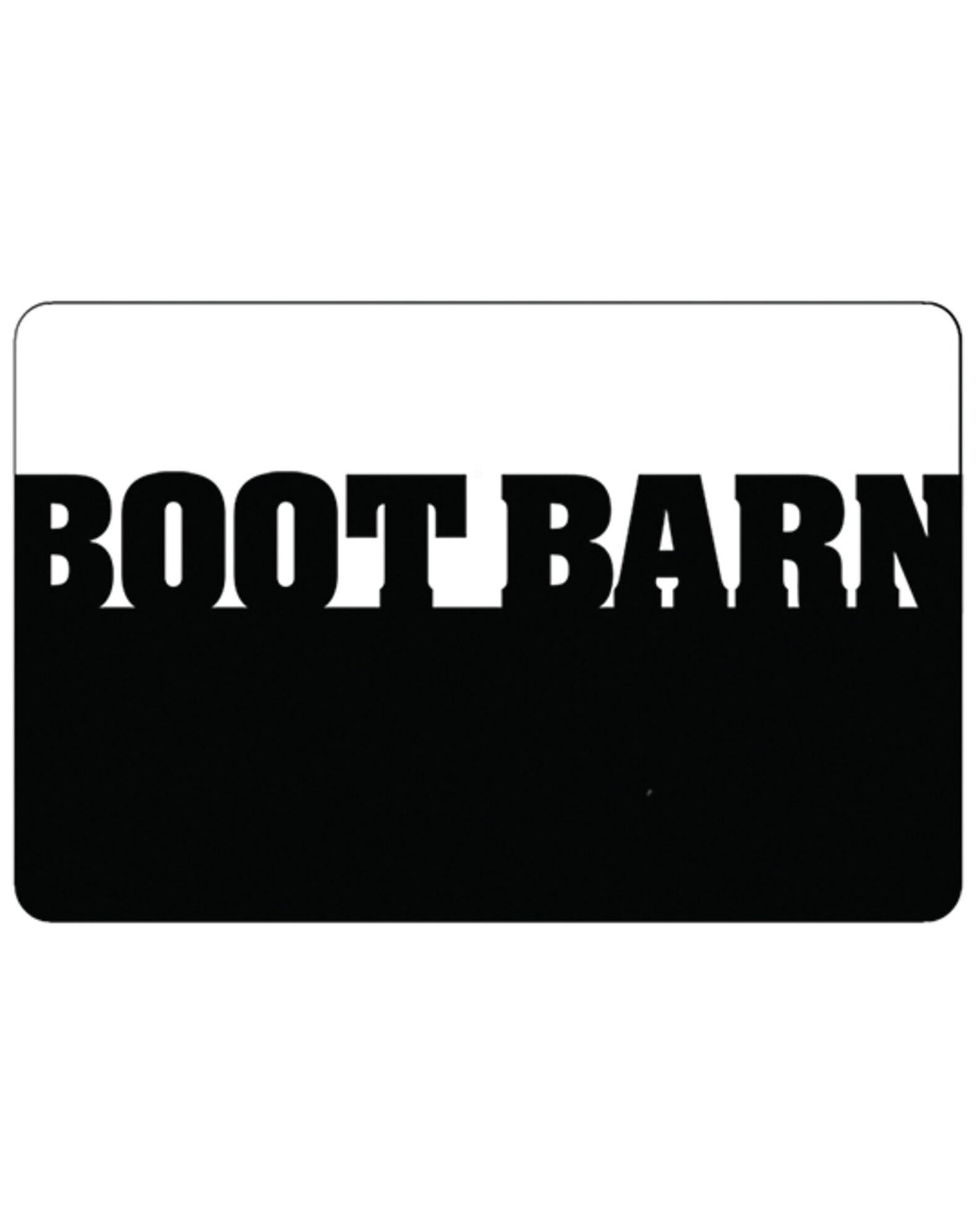 Boot Barn Black And White Logo Gift Card | Boot Barn