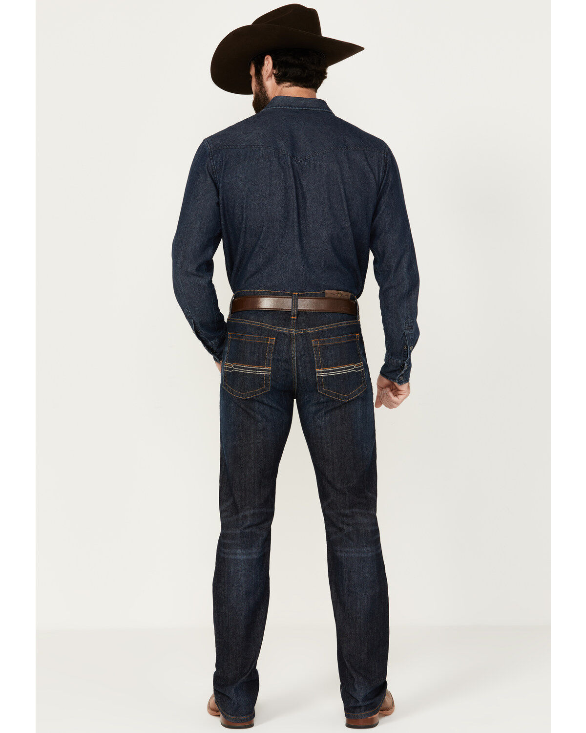 Image #4 - Cody James Men's Night Hawk Basic Dark Wash Slim Straight Stretch Denim Jeans, Blue, hi-res