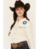 Image #2 - Shyanne Women's Western Embroidered Long Sleeve Snap Western Shirt, Cream, hi-res