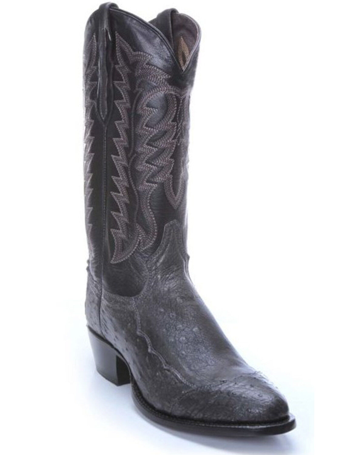 Tony Lama Men's Nicolas Smooth Ostrich Western Boots - Round Toe | Boot