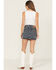 Image #3 - Levi's Women's Medium Wash Denim Mini Skirt, Blue, hi-res