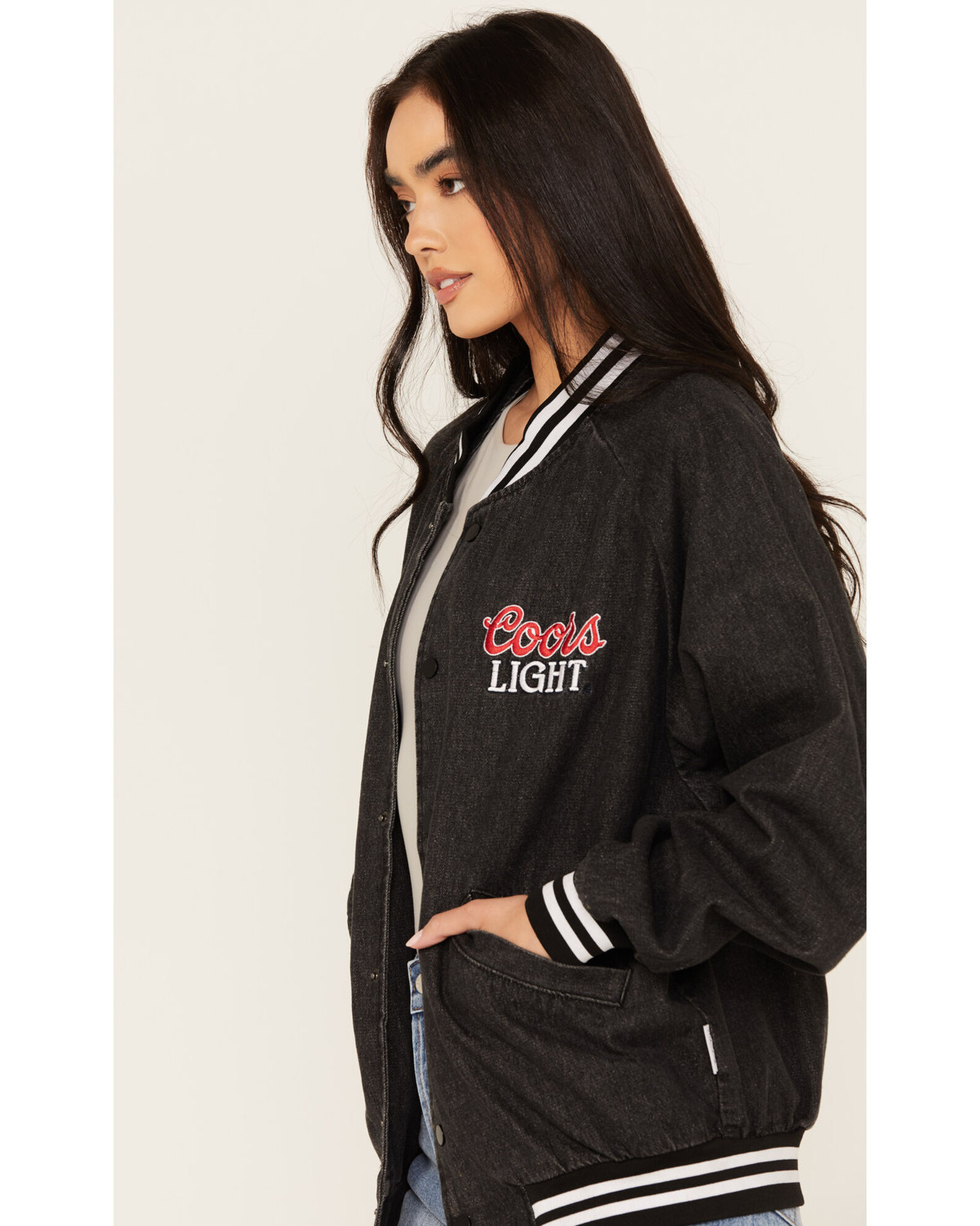 Coors light denim jacket store
