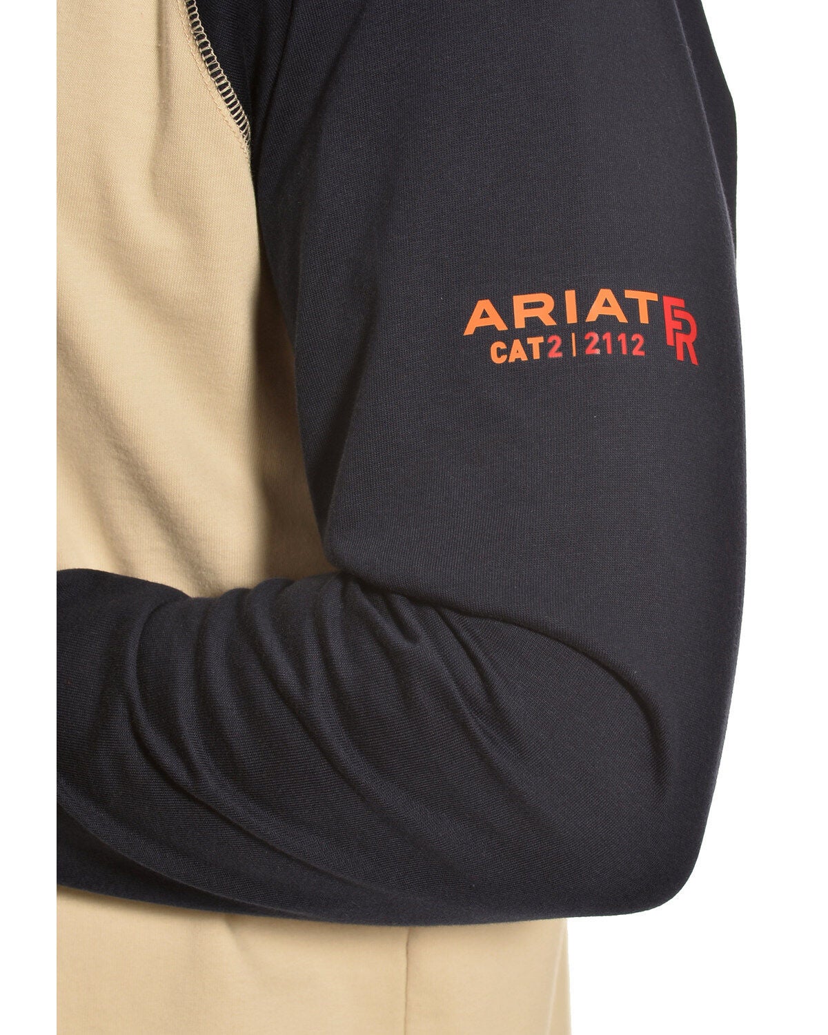 Image #2 - Ariat Men's FR Long Sleeve Baseball Work T-Shirt, , hi-res