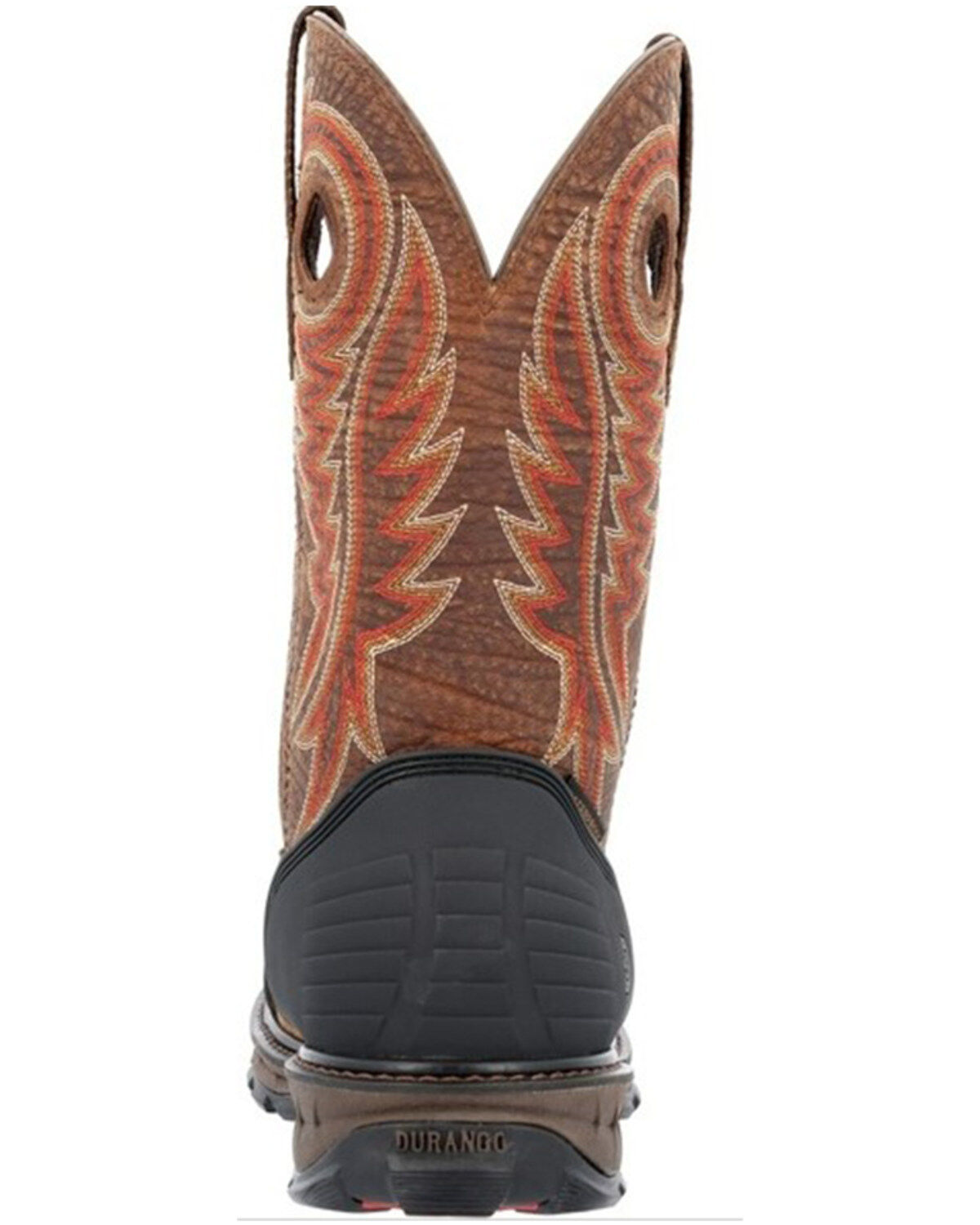 Image #5 - Durango Men's 11" Waterproof Western Work Boots - Steel Toe, Tan, hi-res