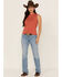 Image #2 - RANK 45® Women's Athletic Mesh Tank Top, , hi-res