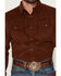 Image #3 - Cody James Men's Rusty Nail Solid Corduroy Long Sleeve Snap Western Shirt, Rust Copper, hi-res