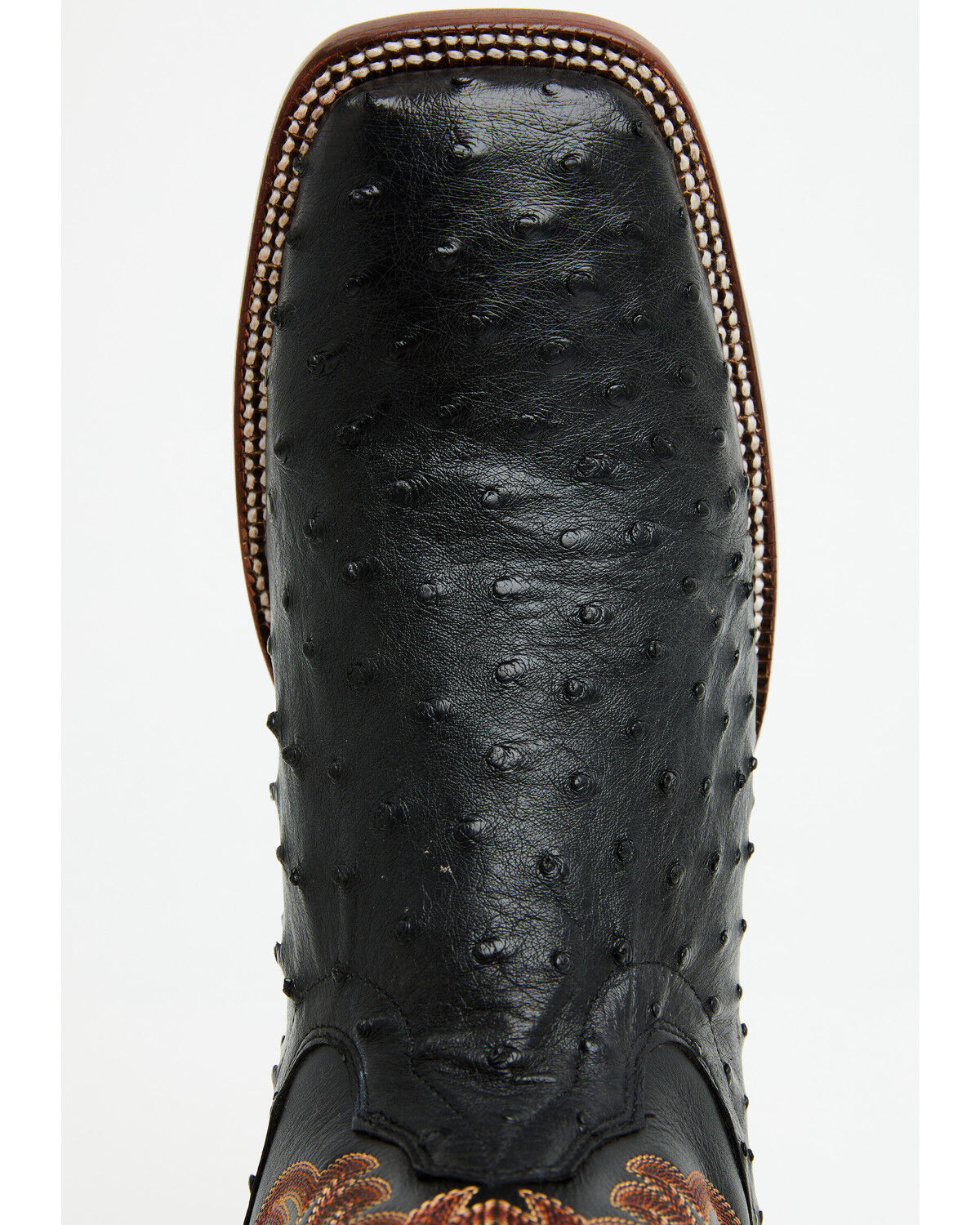 Ariat Men's Exotic Full Quill Ostrich Classic Cash Western Boots - Broad Square Toe