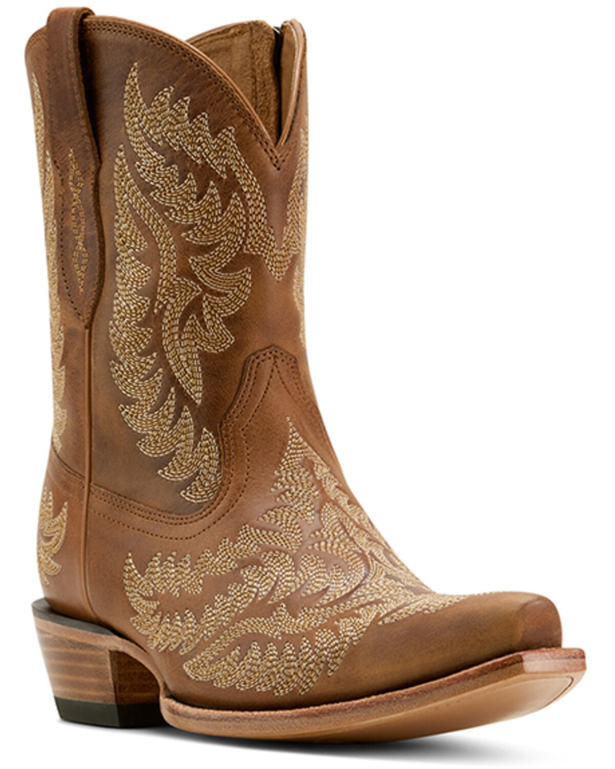 Ariat Women's Cate Western Booties - Snip Toe, Brown, hi-res