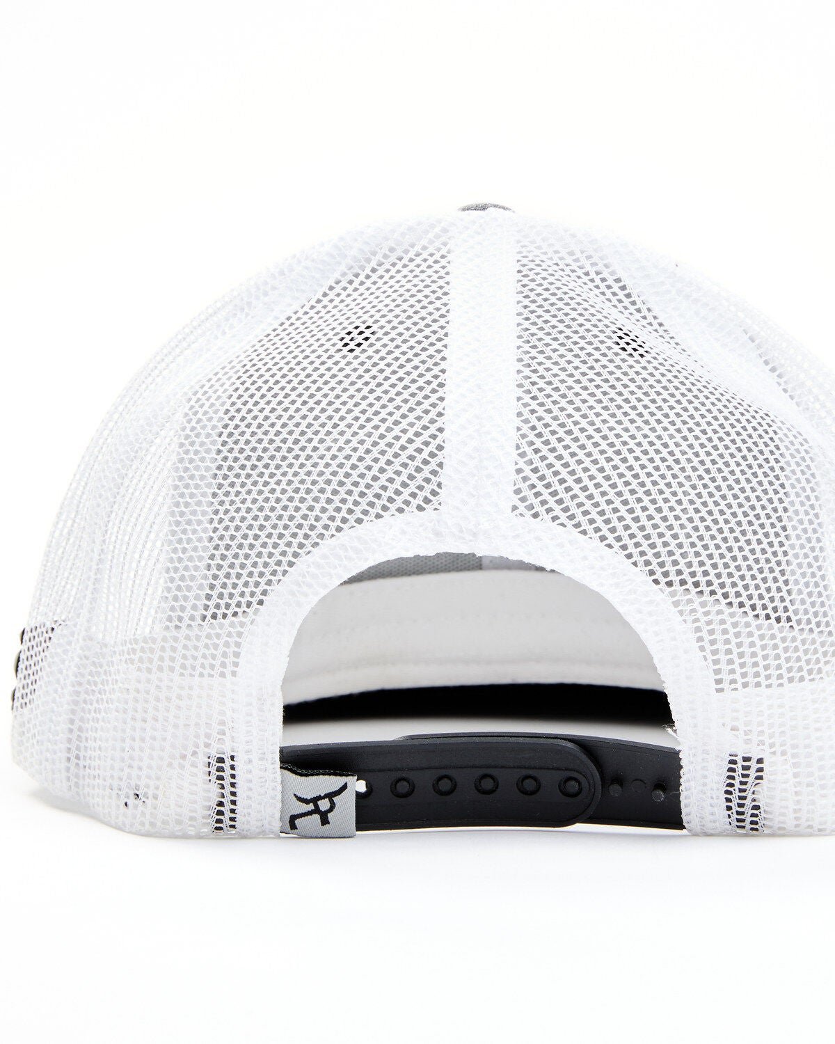 Image #3 - RopeSmart Men's Steerhead Patch Mesh-Back Trucker Cap, Grey, hi-res