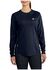 Image #1 - Carhartt Women's FR Force Solid Long Sleeve Work Shirt, Navy, hi-res