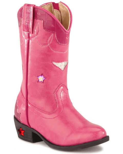 Image #2 - Smoky Mountain Girls' Stars Light Up Boots, , hi-res