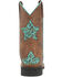 Image #5 - Dan Post Girls' Shoot For The Stars Western Boots - Square Toe, Brown, hi-res