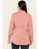 Image #4 - Ariat Women's Rebar Made Tough VentTEK DuraStretch Work Shirt, Red, hi-res