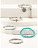Shyanne Women's Desert Wandered Faith Bracelet Set, Silver, hi-res