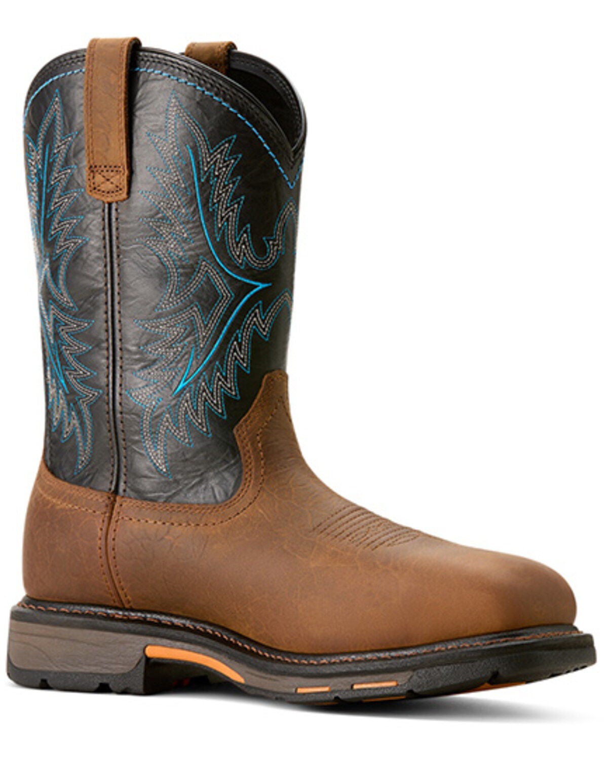 Ariat Men's WorkHog&reg; CSA Waterproof Wellington Work Boots - Composite Toe, Brown, hi-res