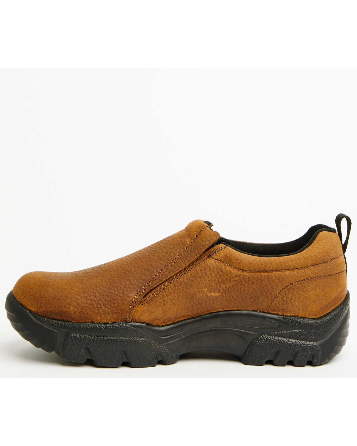 Image #3 - Roper Men's Performance Sport Slip-On Work Shoes, Brown, hi-res