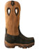 Image #2 - Twisted X Men's Wellington Work Boots - Moc Toe, Brown, hi-res