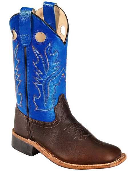 Cody James Youth Boys' Thunder Western Boots - Square Toe, Oiled Rust, hi-res