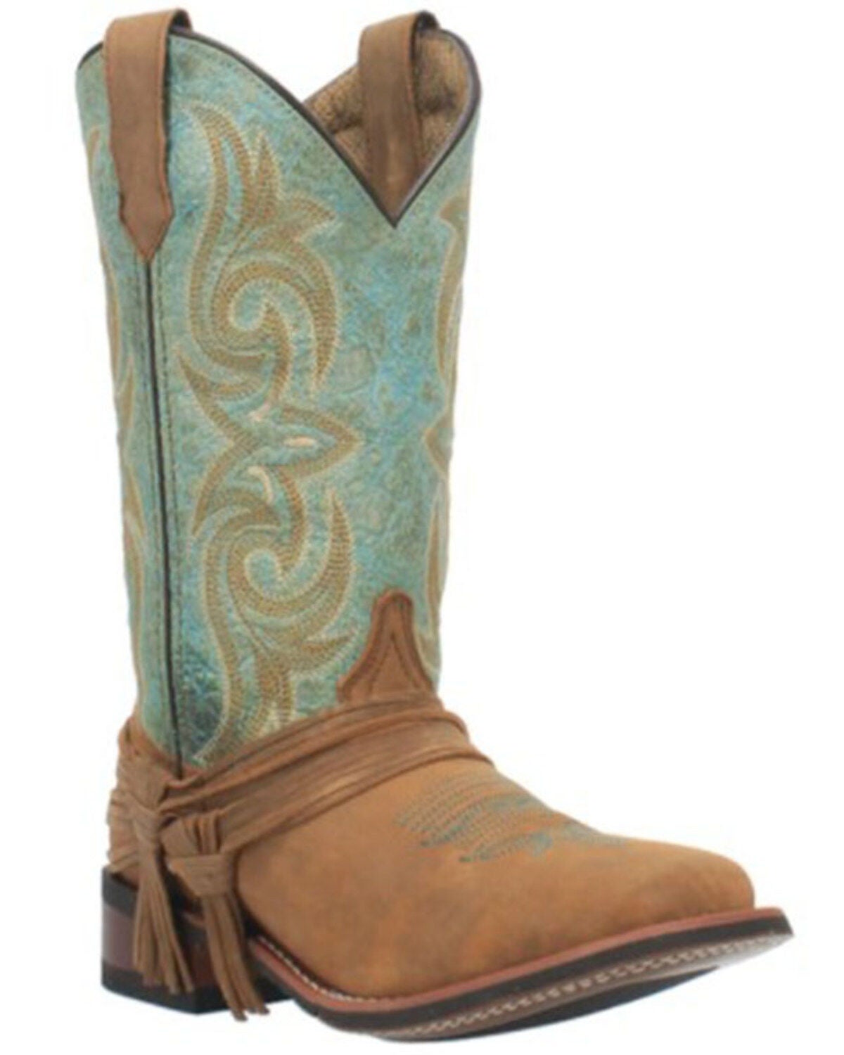 laredo women's scout aztec square toe boots