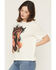Image #2 - Shyanne Women's Studded Horse Short Sleeve Graphic Tee, Cream, hi-res