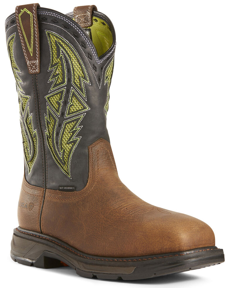 Ariat Men's Workhog XT VentTEK Western Work Boots - Carbon Toe | Boot Barn