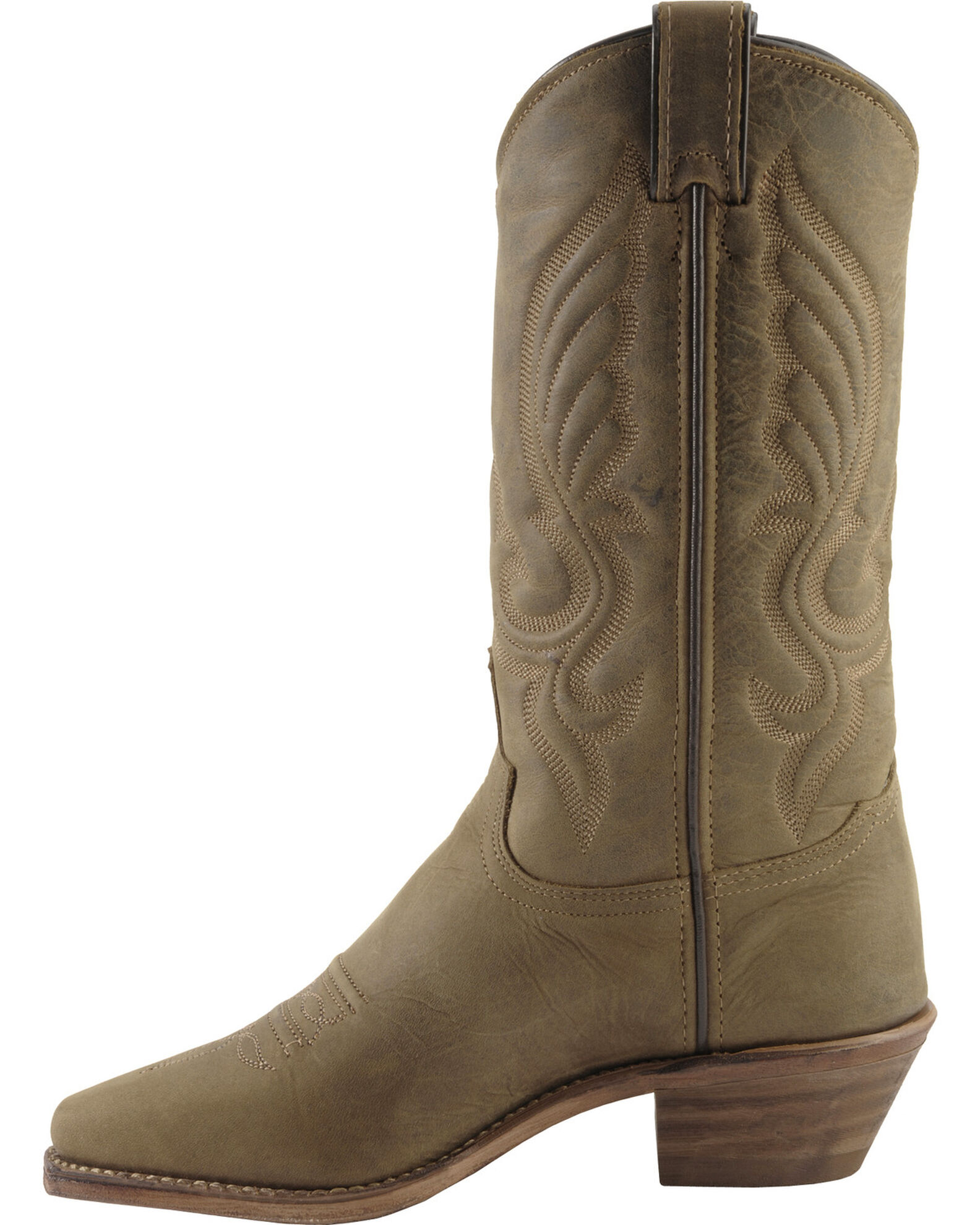 Image #3 - Abilene Women's 11" Western Boots, Brown, hi-res
