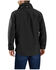 Image #2 - Carhartt Men's Shoreline Storn Defender Loose Heavyweight Zip-Front Work Jacket - Tall, Black, hi-res