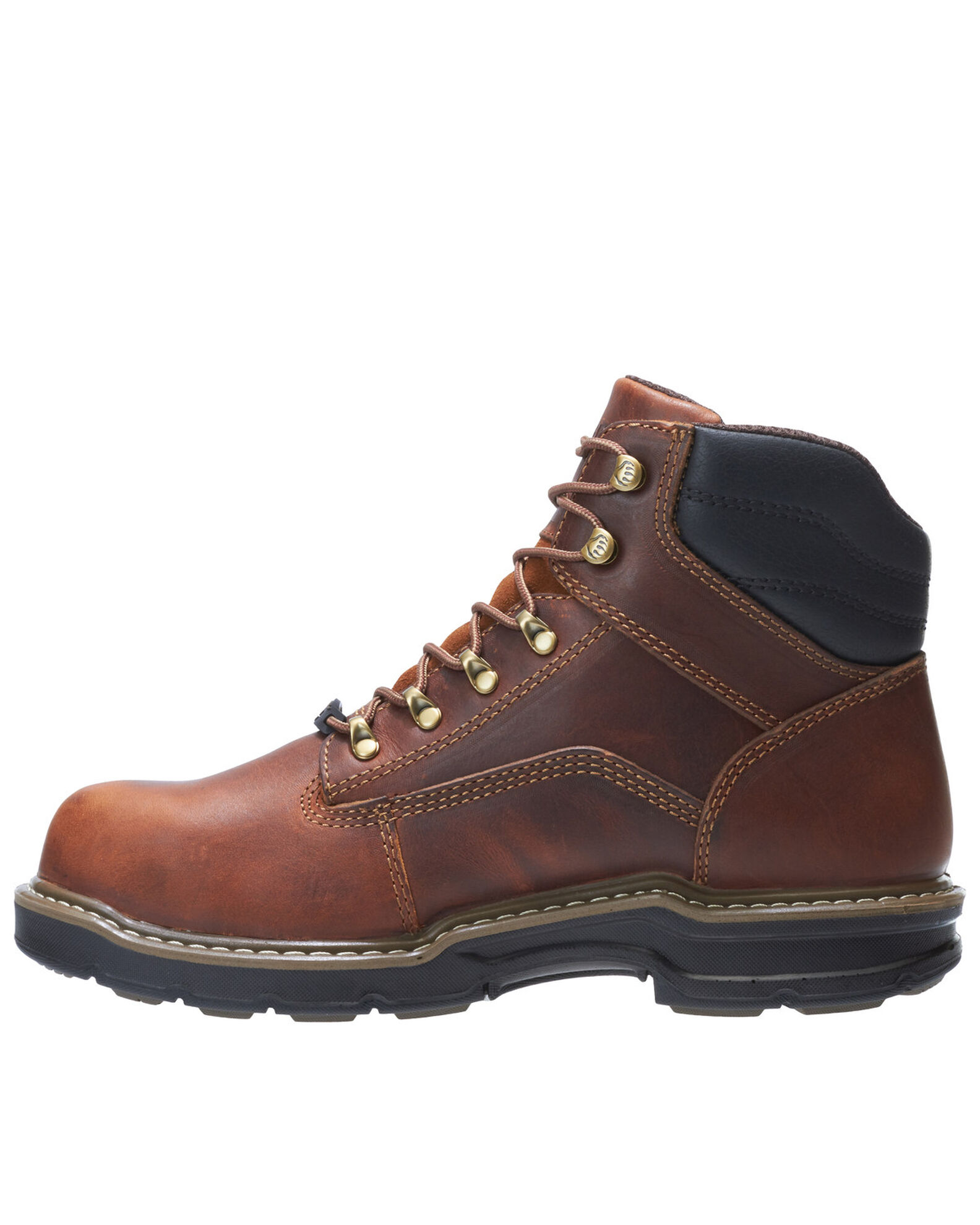 Image #3 - Wolverine Men's Raider II Work Boots - Soft Toe, Brown, hi-res