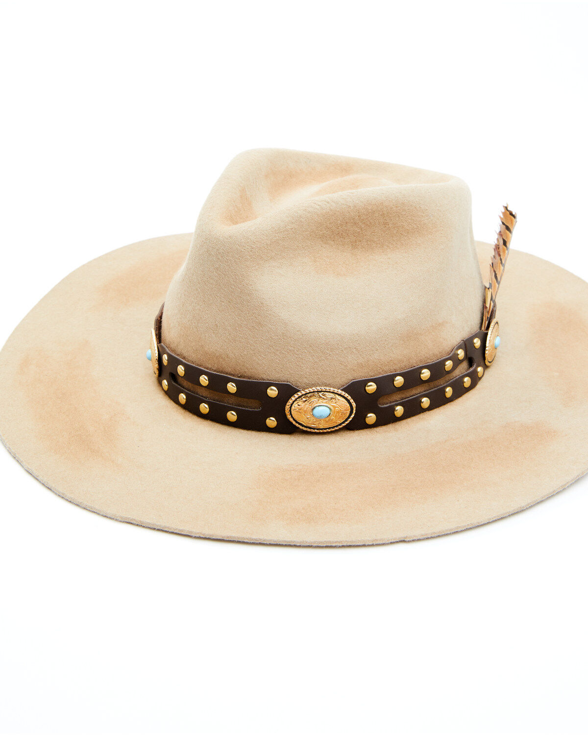 Image #1 - Idyllwind Women's Spotted In The Night Felt Rancher Hat, Brown, hi-res