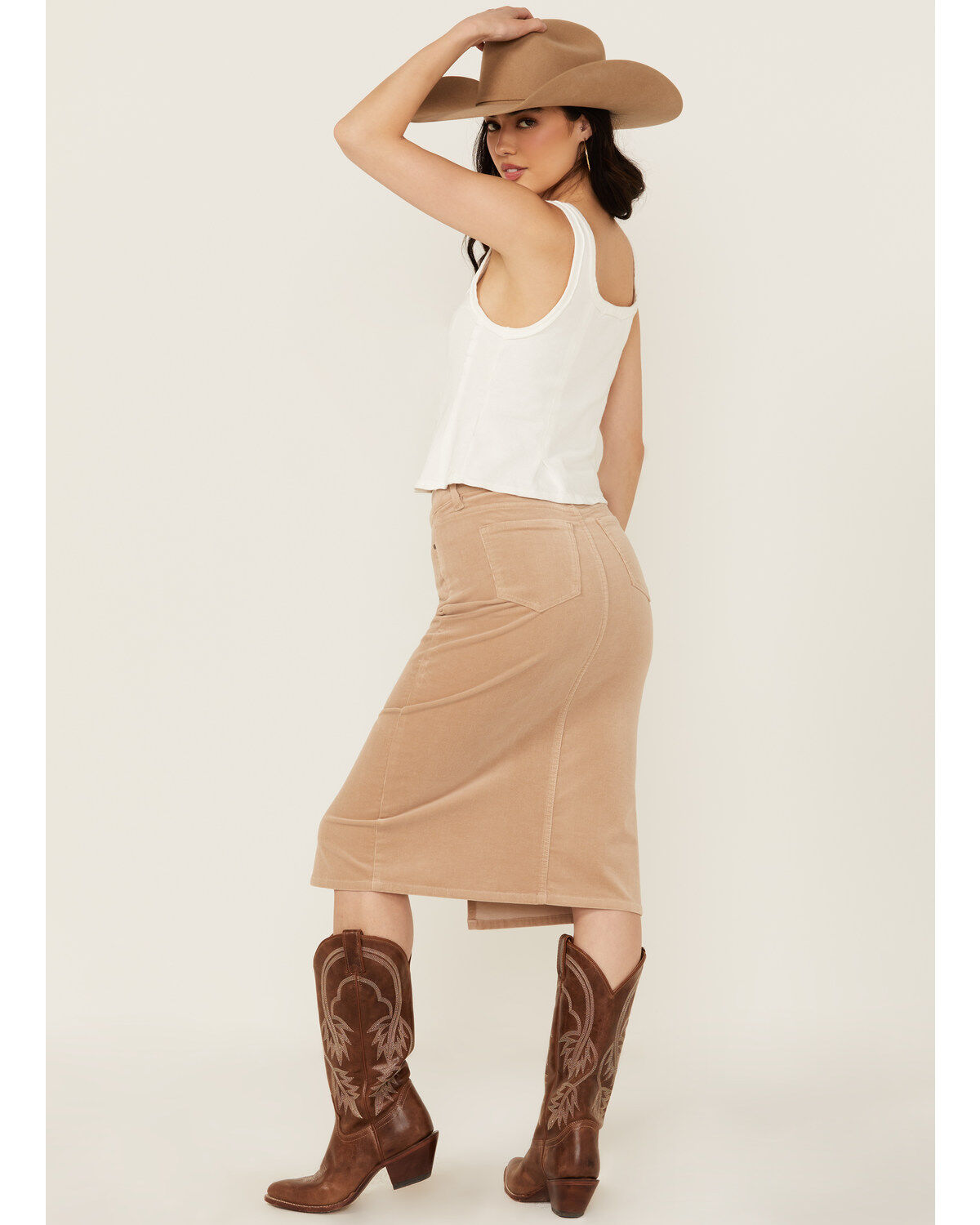Product Name:  Shyanne Women's Corduroy Midi Skirt